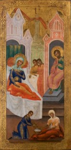 HVB4409 Russian icon - Birth of the Virgin
