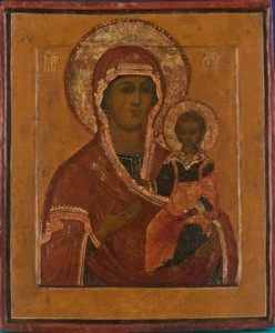 HVB9081_ Russian icon - The Mother of God of Smolensk