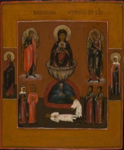 MG9351 Russian icon depicting the Life Giving Source
