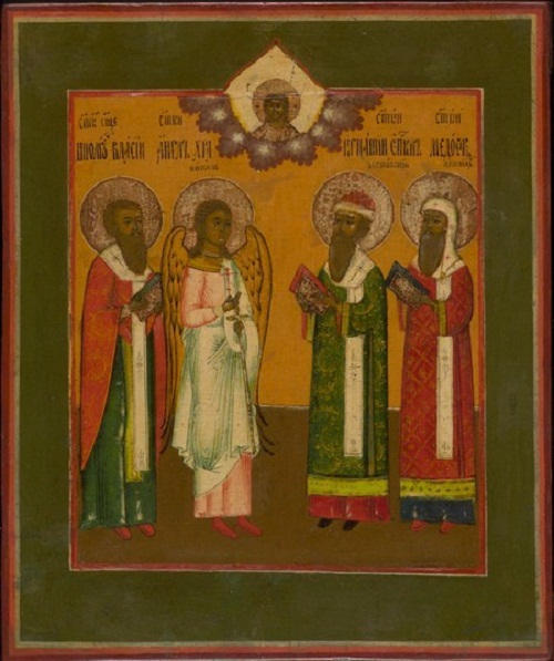 MG9349 Russian Icon Four Chosen Saints