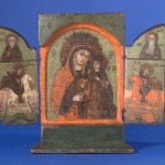MG9368-Greek triptych: Mother of God of the Never-Fading Rose