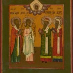 MG9349 Russian Icon Four Chosen Saints